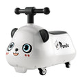 Red panda kids sit-in twist & go walker - silent, anti-tip, anti-fall balance bike for toddlers (1-3 years)