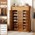 Shoe cabinet for home door nanzhu simple four-door multi-layer large-capacity balcony shoe storage cabinet dust-proof large shoe rack