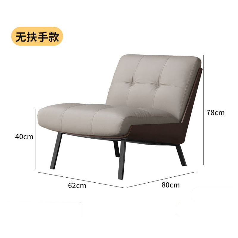 Single hotel lobby reception area table and four chairs set - casual sofa combination for cafes, offices, and meeting spaces