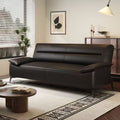 Cat scratch leather foldable sofa bed all-in-one dual-purpose living room office sofa three-slot foldable sofa bed sponge