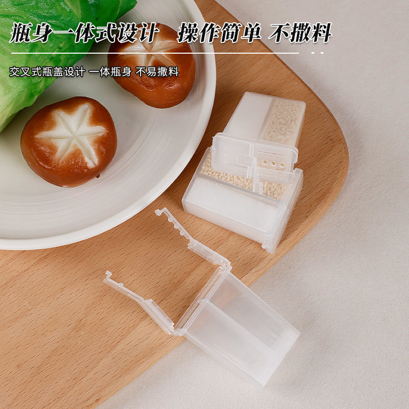 hot-selling compartmented seasoning bottles, portable seasoning compartmented bottles, seasoning storage, outdoor travel compartmented boxes, packaging