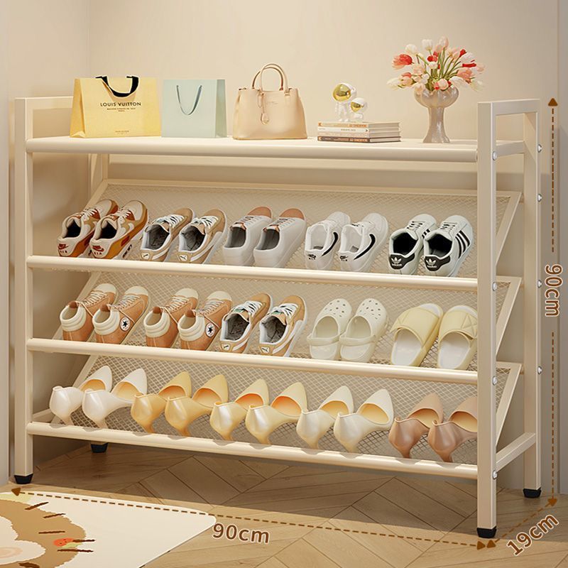 Ultra-slim multi-tier rotating shoe rack: the must-have storage solution for entryways and dorms. simple, modern design