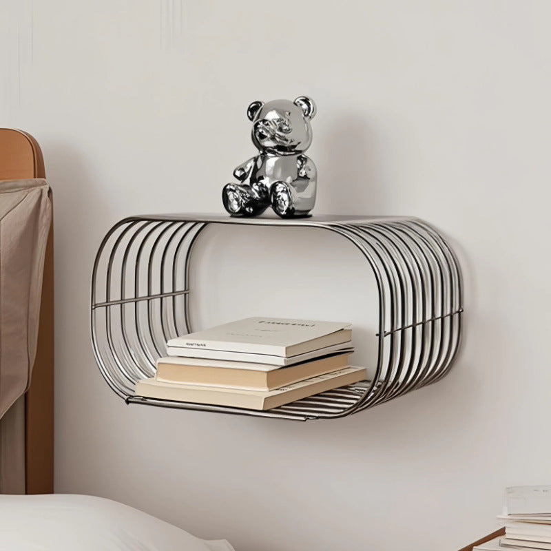 Same-day delivery wall shelves, room decorations, creative wall display racks, bedroom bedside wall-mounted line edge tables