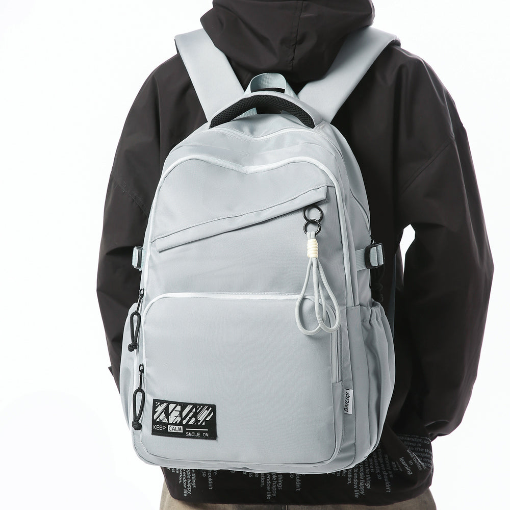 2026 new student backpack - large capacity, multiple compartments, wear-resistant, factory direct, in-stock wholesale, cross-border double shoulder backpack