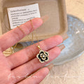 Sense of designniche style black camellia necklace female clavicle chain springnew arrivalinscasualelegant necklace accessories
