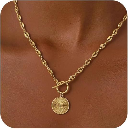 amazon fashion new product ot buckle necklace copper heart-shaped pendant fashionaccessible luxury clavicle chain women's jewelry gift