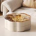 Luxury dried fruit platter - airtight nut & snack display - festive chinese new year home storage box - living room coffee table fruit bowl