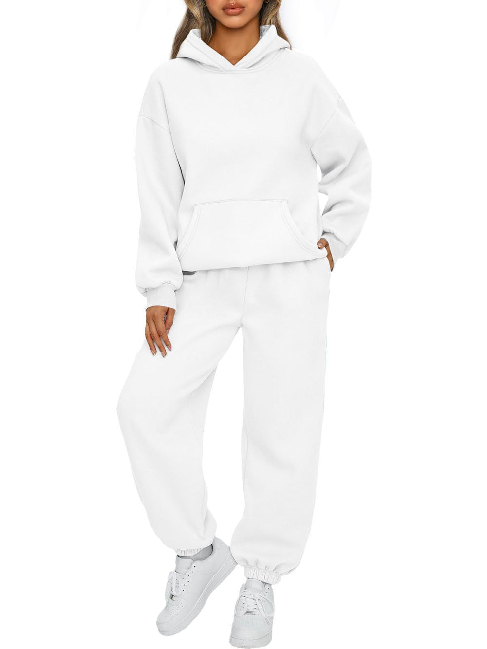 european and american export autumn/winter new  women's two-piece casual hoodie tracksuit pants set
