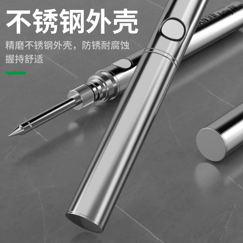 Plug-in electric soldering iron for home small electric welding pen repair welding handy gadgetsuit professional grade soldering gun hot smoke code
