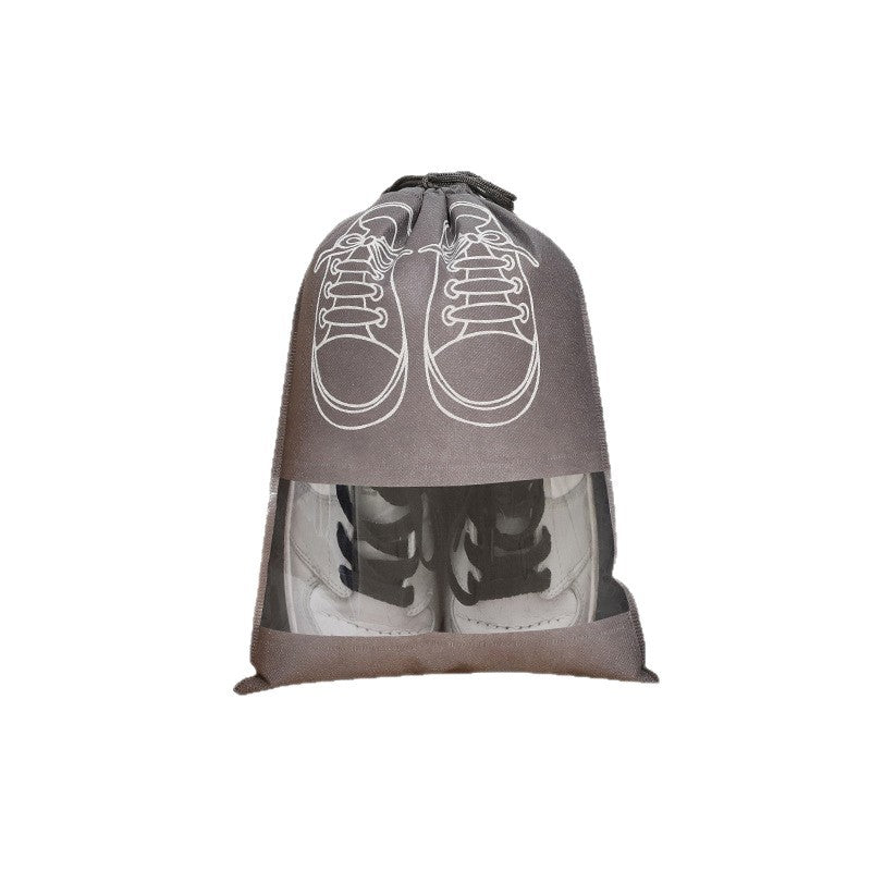 Shoe storage bag, shoe bag, non-woven fabric, dustproof and moisture-proof, business trip travel clothing, shoe storage, household transparent shoe cover wholesale
