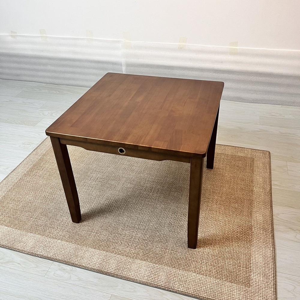Solid wood dining table chinoiserie small square table solid wood square table small apartment casual square table rental house tea table kids writing table