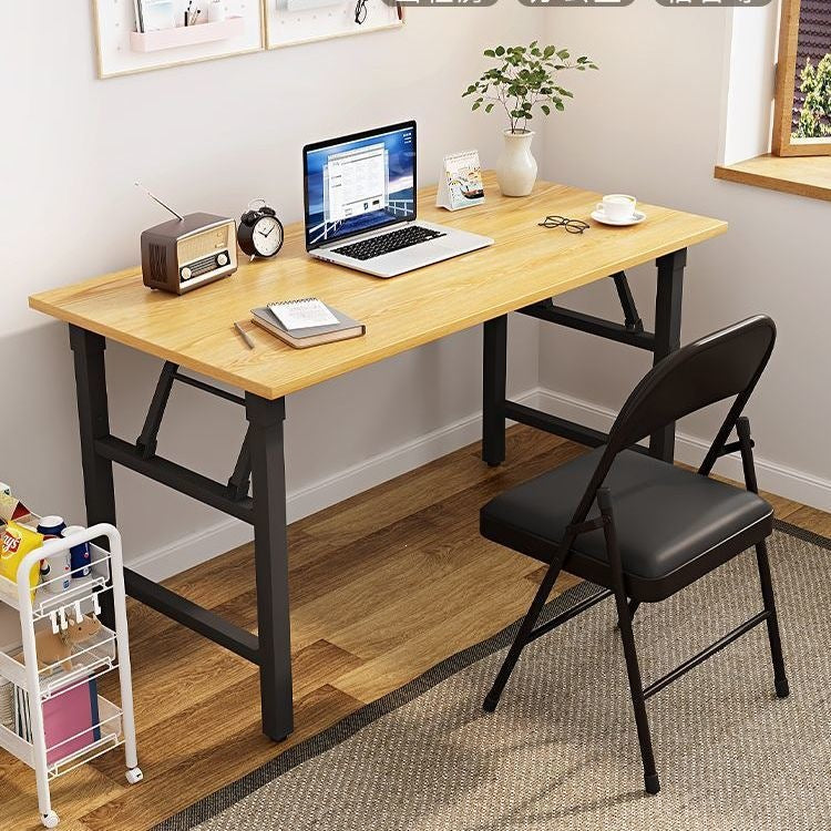 Foldable computer desk desktop desk casual modern home office table bedroom simple study table writing desk