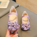 wholesale  autumn new korean style children's princess shoes girls' single shoes bowknot flat leather shoes toddler