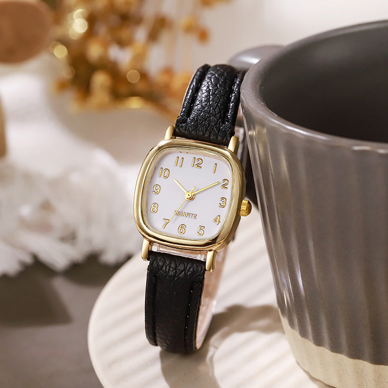Exportins style k-stylepopular belt casual women's watch student elegant fashion quartz watch