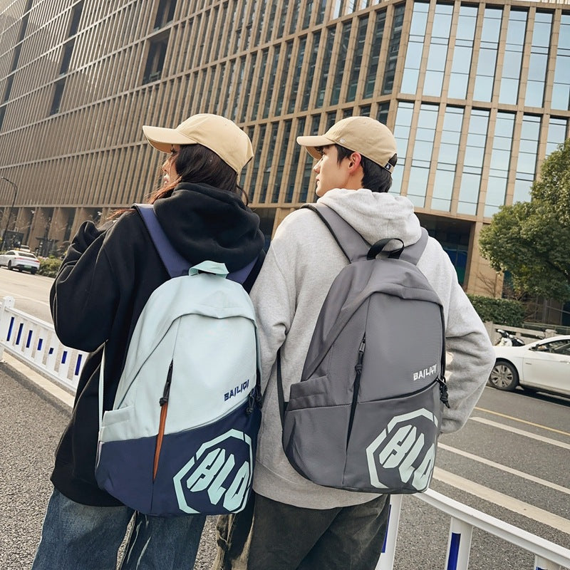 Student backpack - curved design, stylish and spacious. perfect for middle school, high school, and college students. ideal for travel, commuting, and everyday use. multifunctional and trendy