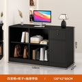 Four-compartment organizer with cabinet and lockable drawers, 120cm
