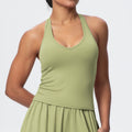 new arrival brushed yoga vest sexyv neck tight back sports intimates running training fitness vest