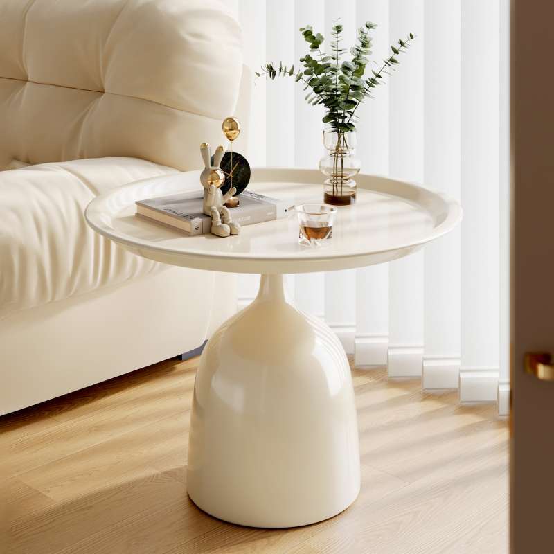 Coffee table living room for home creative sofa side table accessible luxurysense of design iron small apartment round table bedside table replacement