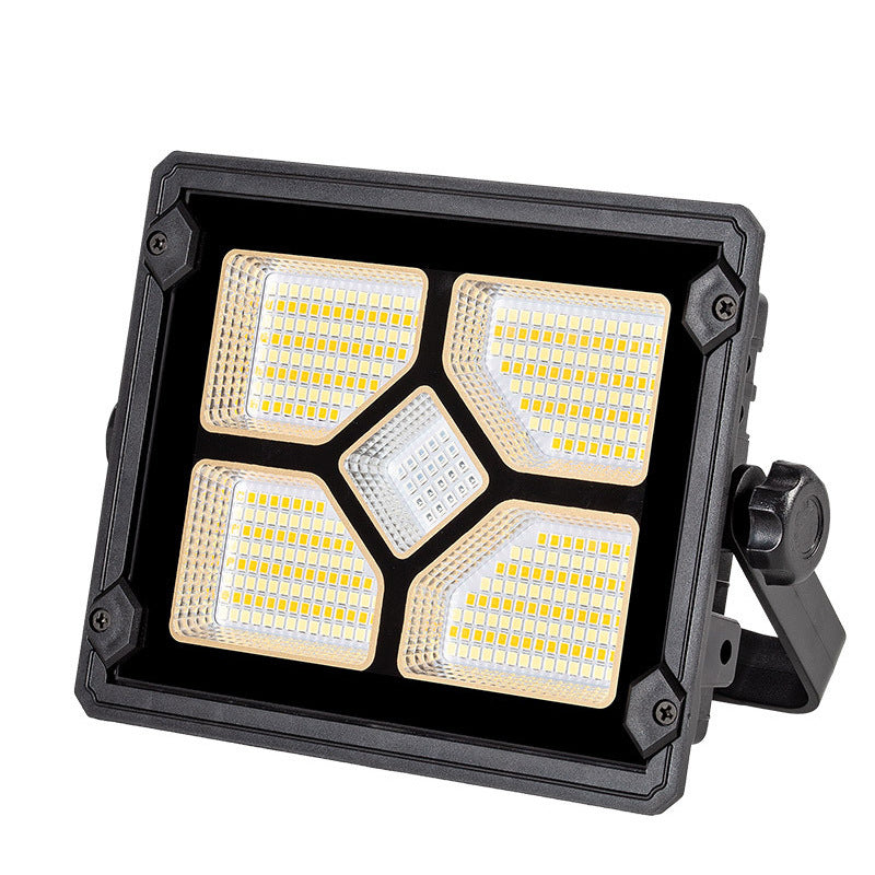 Cross-border high-power LED floodlight USB charging Outdoor construction site camping Solar floodlight Emergency lighting