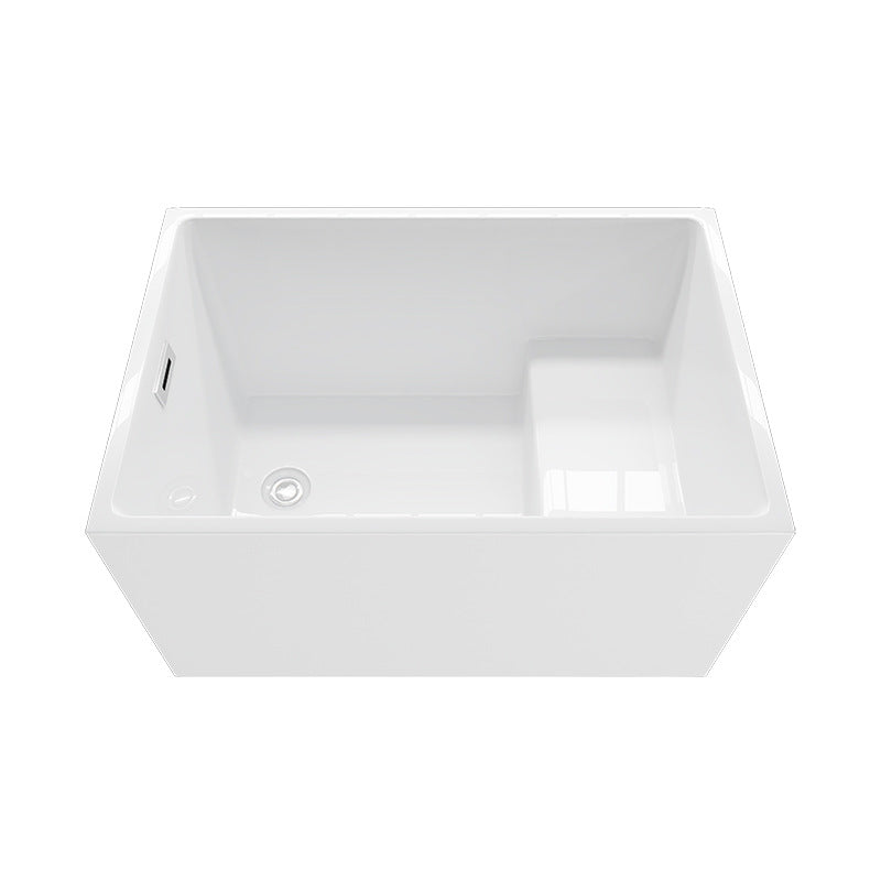 Square with seat popular style household acrylic independent small bathtub, diligently explore new products QT-075A