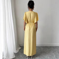 early spring new french casual chic dress - button-down design, slim fit, perfect for banquets, cocktail parties, and tea time