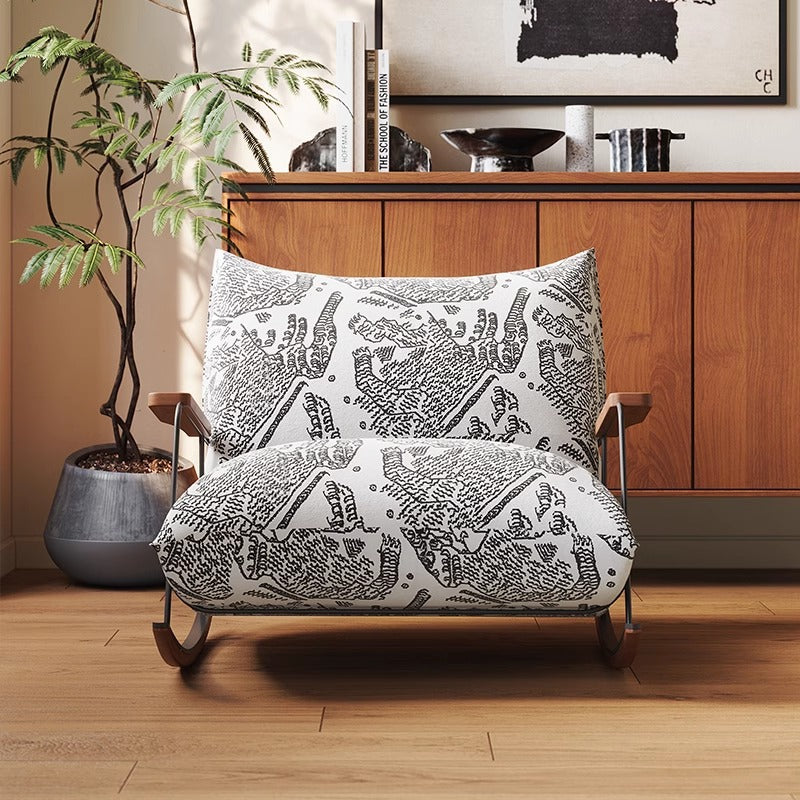 Single sofa chair living room designer single sofa balcony tiger chair lounge chair extremely simple chair scandinaviancasual chair