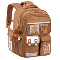 Capybara backpack - perfect for elementary school students (grades 1-6), boys and girls. spine-protecting, lightweight, and extra-sized