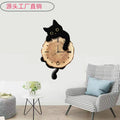 Cartoon cat wall clock - living room home decor, popular silent design,  new model, creative swinging wall clock for dining room