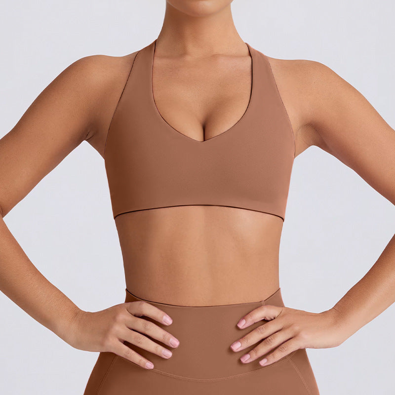 New arrival cross-border sports intimates sling nude yoga clothes outdoor fitness quick-drying yoga pants yoga clothes suit for women