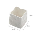 New arrival cream style ceramic fruit fork jar set creative cheese storage jar good-looking ball fruit fork spoon wholesale