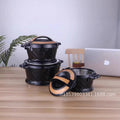 supply of foreign trade 3-piece flower blue thermal insulation box 3pcs 2.2l 4.2l 5.2l large capacity thermal insulation pot