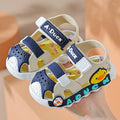 Baby boys' sandals summer girls' plastic anti-spill soft sole non-slip toddler first walker infant sandals 0-1-2-3 years