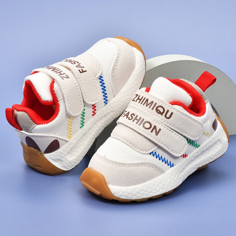 Toddler shoes for boys, spring and autumn, 0-1-2 years old, soft sole infant shoes, children's shoes, infant and toddler shoes for girls
