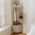 Corner coat rack floor-standing bedroom bedside table accessible luxury dirty clothes basket living room corner corner clothes storage clothes rack