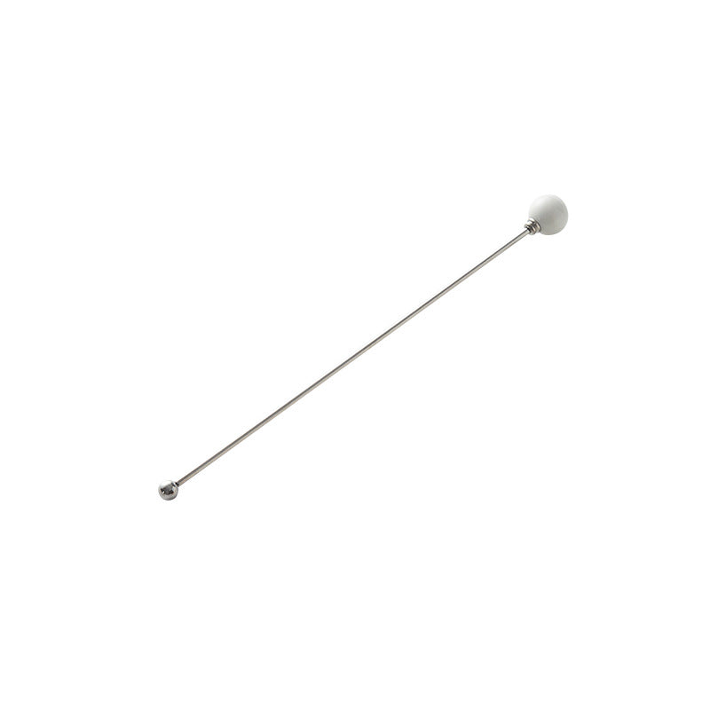 304 stainless steel tea & coffee stirring rods - multi-colored dessert picks - high-value ceramic handle milk frothing sticks - wholesale