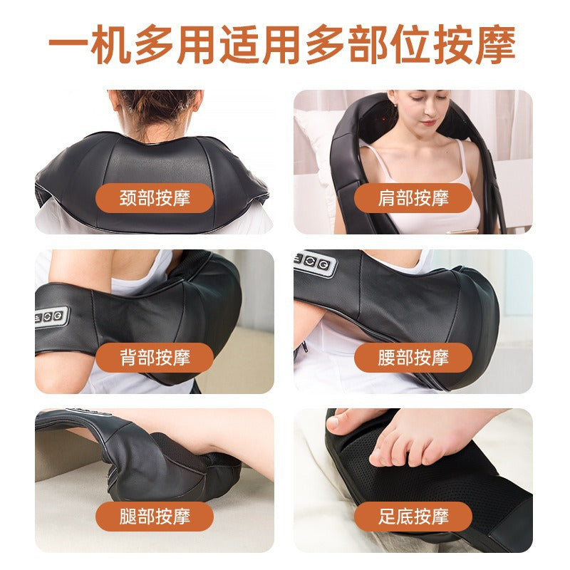 cervical spine massager massage shawl kneading hot compress electric for home waist back shoulder neck massager one piece dropshipping