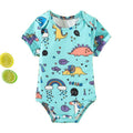 wholesale short-sleeved polyester imitation cotton khaki plain color men's and women's newborn baby plain color sublimation triangle onesie