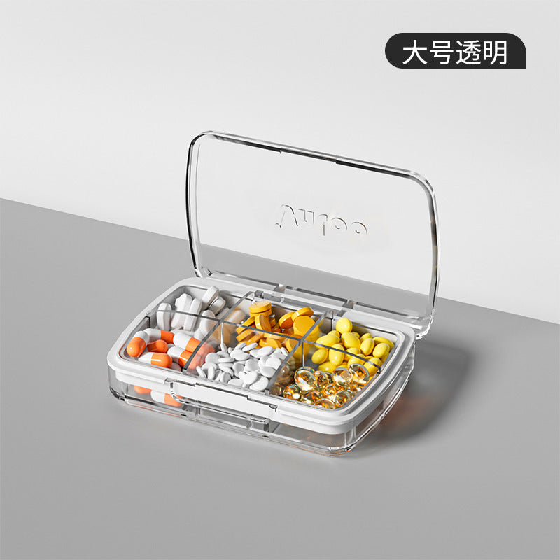 Medicine box Portable medicine packing box Three meals a day Mini small medicine box Portable medicine box Pill dispenser