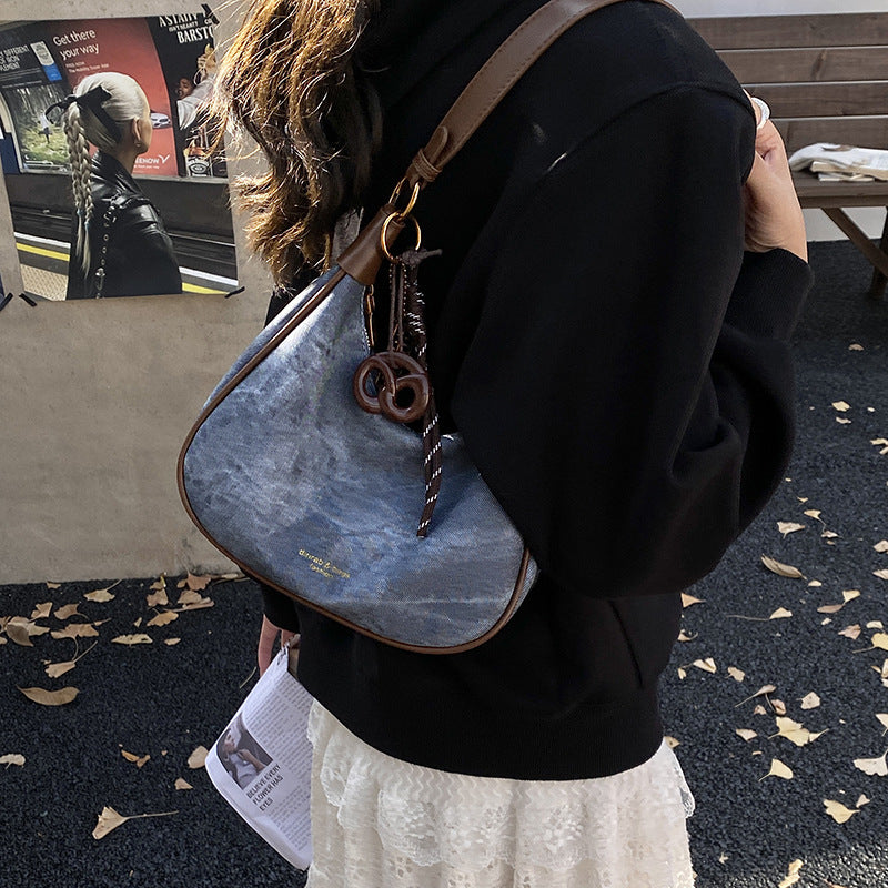 niche style design dumpling bag for women new arrivalk-styleretrowork clothing shoulder bag trendyeasiest for matchstylish armpit bag