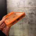 Creative asymmetrical lens compatible iphone 17 pro max phone case, high-transparency magnetic apple 16 protective cover, 15