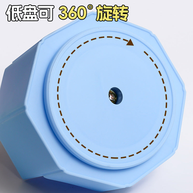 Rotatable pen holder Student desktop stationery box Children's storage box Lipstick makeup brush Stepped classification storage cylinder