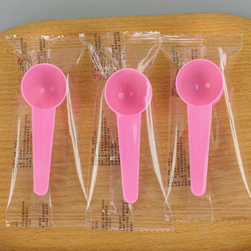 Individually wrapped plastic 10ml measuring spoons - perfect for face masks, feed, fertilizer, laundry detergent powder, and other beauty & skincare products