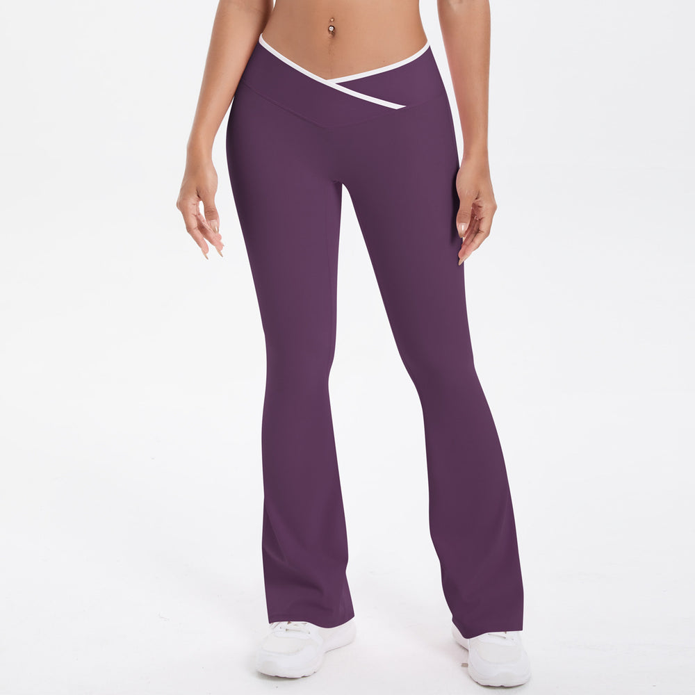 New arrival nude contrast colorpatchwork yoga clothes quick-drying tight butt lifting sports multi-piece set outdoor running fitness suit