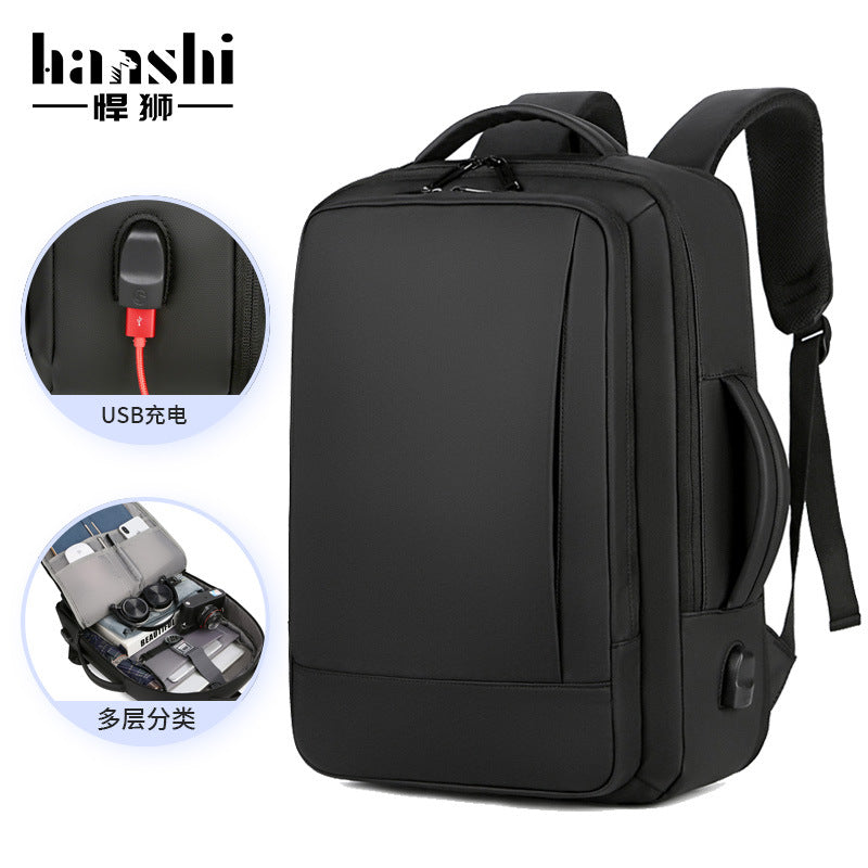 Cross-border men's business backpack, high-end sense, large-capacity fashion travel backpack, waterproof computer bag, backpack, schoolbag.