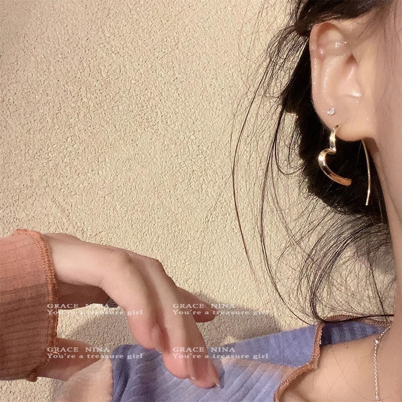 Ins pearl earrings for women niche styleaccessible luxuryeasiest for match earrings pendant classyretroelegant earrings 925 silver needle wholesale