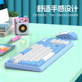 Lingsha t906 wireless keyboard and mouse combo - colorful 104-key - universal for desktop and laptop - stylish design