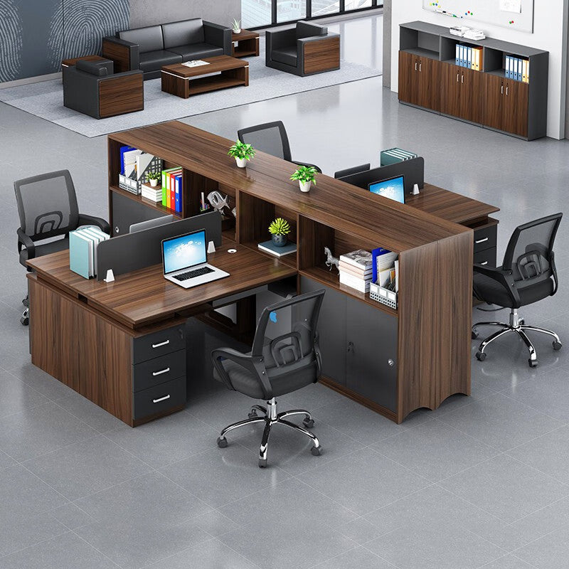 Saint li screen desk chair financial table workstation card slot casual modern staff computer desk