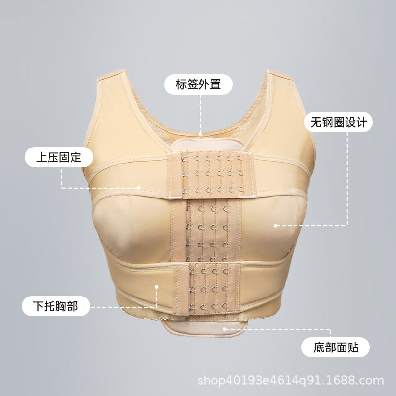 Post-mastectomy bra: breast reconstruction support, shaping, and compression