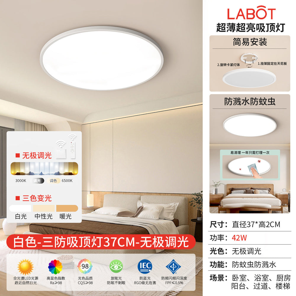 Led ceiling light - minimalist modern style for master bedroom, living room, hallway, kitchen, balcony - eye protection main lighting