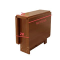 Foldable dining table - compact, modern, and versatile rectangular table for small spaces - portable dining table